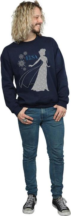 Immagine prodotto Disney Frozen Elsa Christmas Silhouette Felpa Uomo (M)