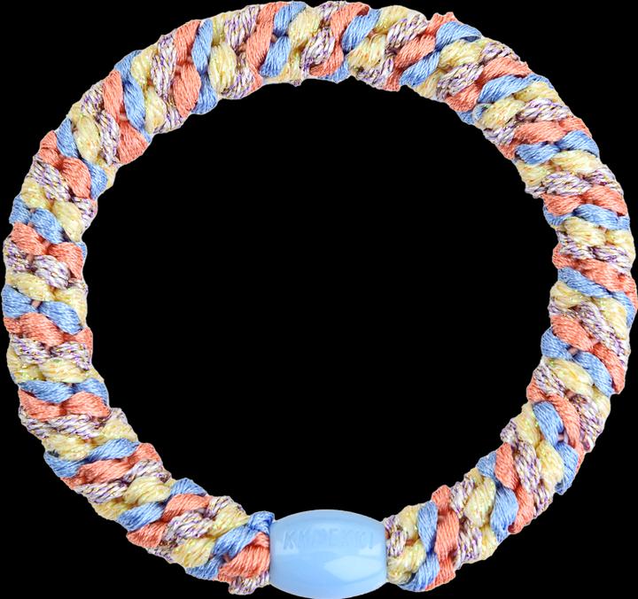 Actual product image Kknekki Mix Yellow-Bluepeach (Hair tie)