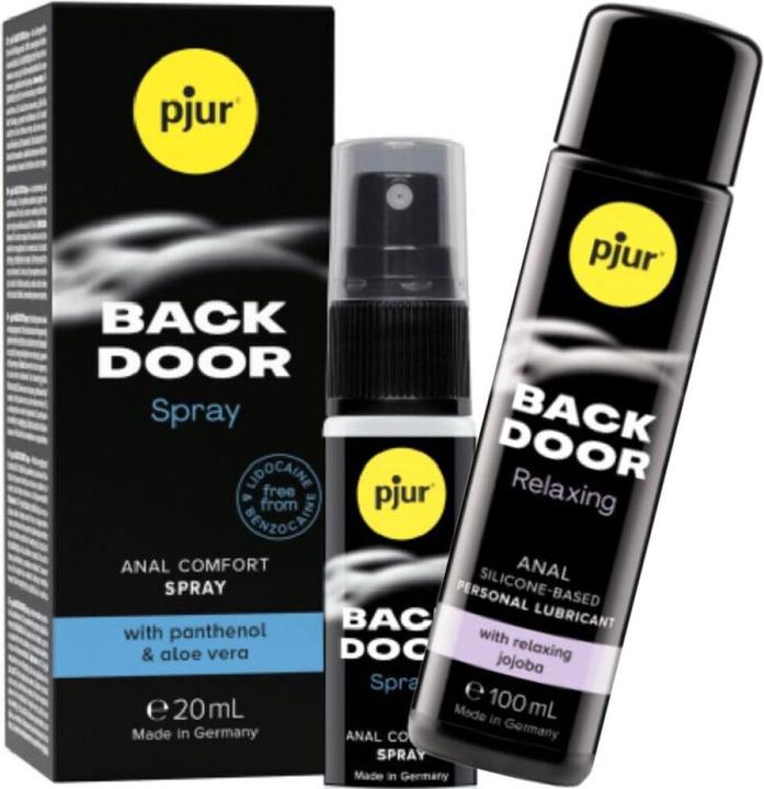 Produktbild Pjur Back Door Set Aus Anal-Gleitmittel Und Spray (120 ml)