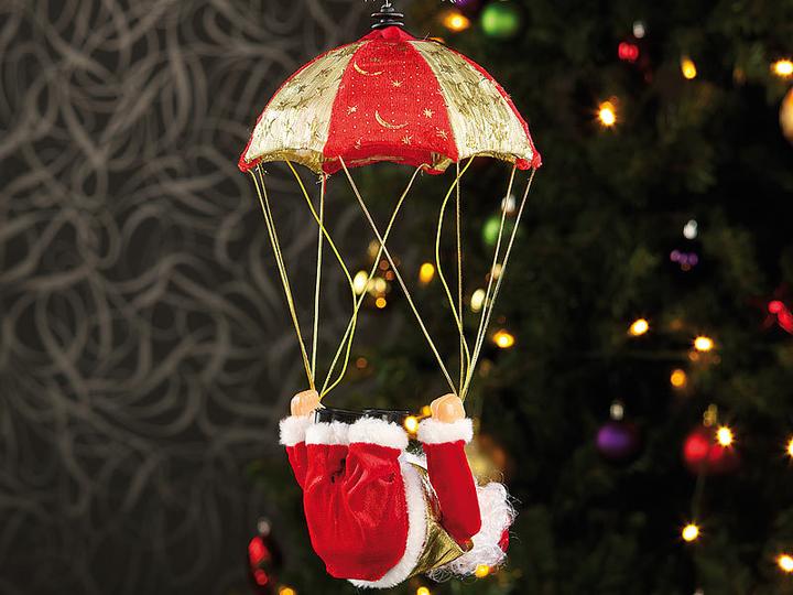 Produktbild Infactory Singender Weihnachtsmann "Santa Sky" mit Fallschirm (1 -teilig)