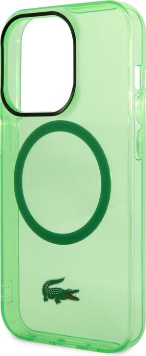 Image du produit Lacoste LCHMP14XULON iPhone 14 Pro Max 6.7" zielony/green étui rigide transparent MagSafe (Apple iPhone 14 Pro Max)