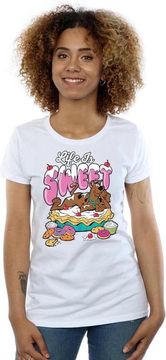 Actual product image Scooby Doo Womens/Ladies Life Is Sweet Cotton T-Shirt (S)