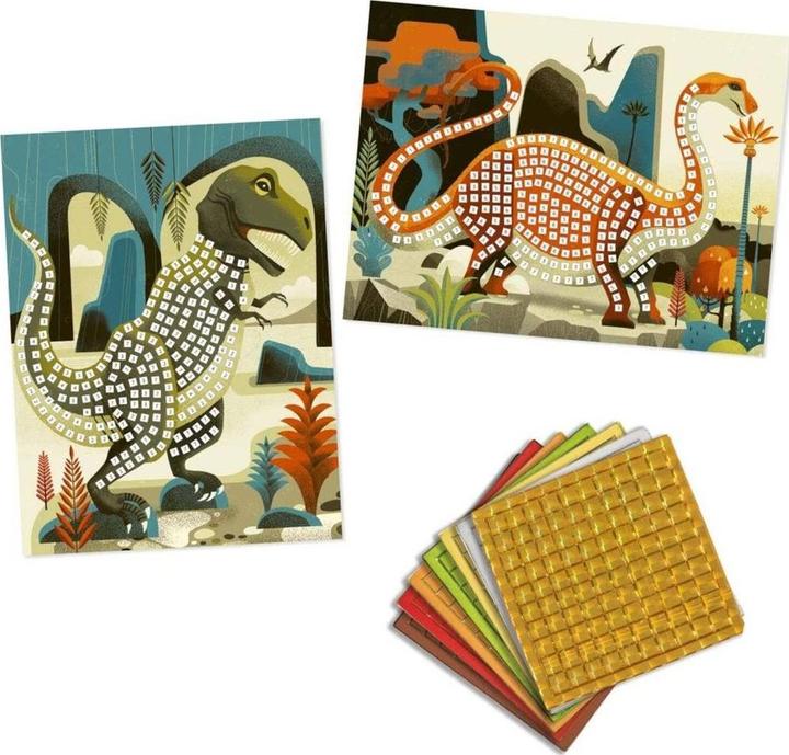 Actual product image Djeco Mosaic dinosaur