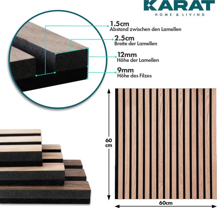 Image du produit Karat Akustikpaneele (60 x 60 cm)