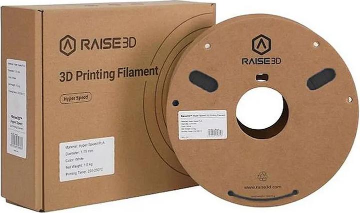 Produktbild Raise3D Filament Hyper Speed PLA schwarz 1.0kg 1.75mm (PLA, 1.75 mm, 1000 g, Schwarz)