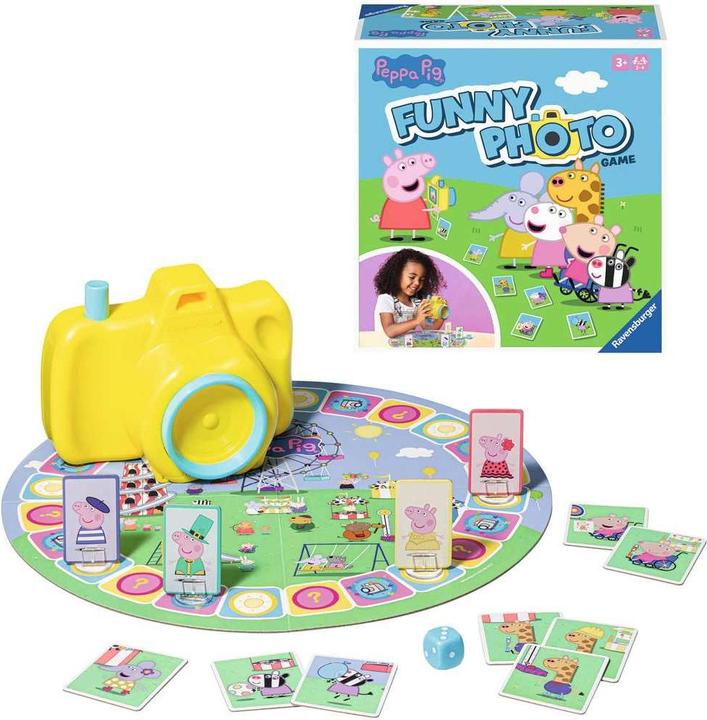 Immagine prodotto Ravensburger Gioco fotografico divertente di Peppa Pig, d/f/i (Tedesco, Spagnolo, Francese, Italiano, Islandese, Portoghese, Inglese)