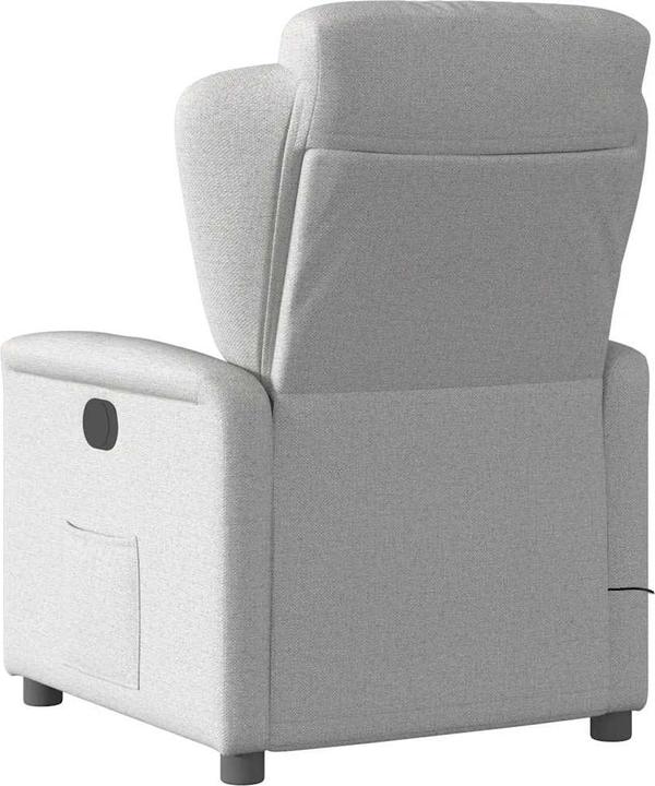 Immagine prodotto VidaXL Sedia da massaggio in tessuto grigio nuvola