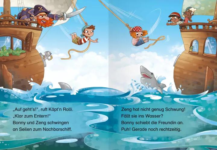 Produktbild Ravensburger Wilde Piratenabenteuer - Leserabe ab 1. Klasse - Erstlesebuch für Kinder ab 6 Jahren (Deutsch, Martin Klein, Alexandra Langenbeck, 2022)