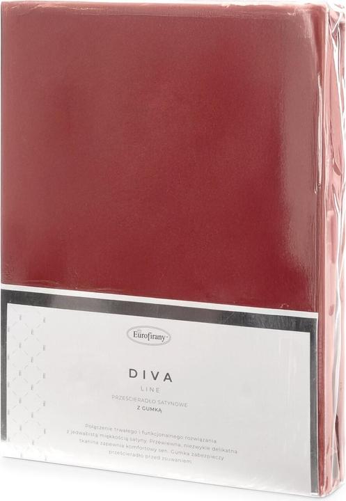 Actual product image Eurofirany DIVA LINE DINA sheet in cotton satin with elasticated band 100 x 200 x 25 cm (100 x 200 cm)