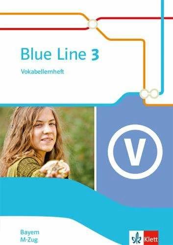 Actual product image Blue Line 3 M-Zug. Ausgabe Bayern. Vokabellernheft Klasse 7 (German, English, 2020)