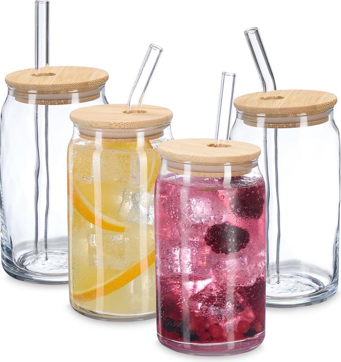 Image du produit Relaxdays 4x Trinkgläser (0.45 l, 4 x)