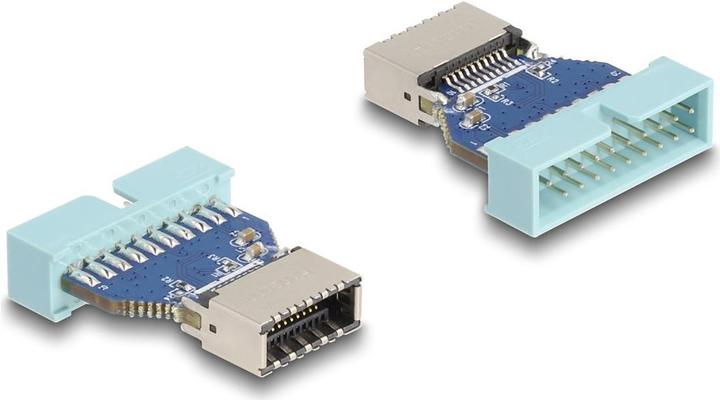 Actual product image Delock USB 5 Gbps adapter post connector to internal USB Type-E (0.03 m, USB 3.2 Gen 1)