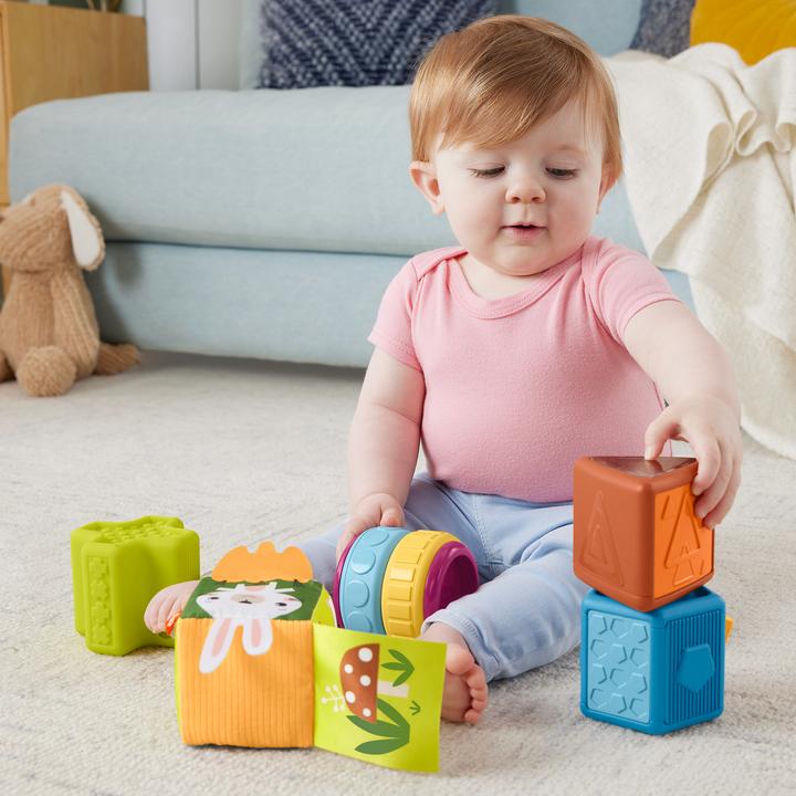 Actual product image Fisher-Price Baby toy Busy Activity Sensory Blocks