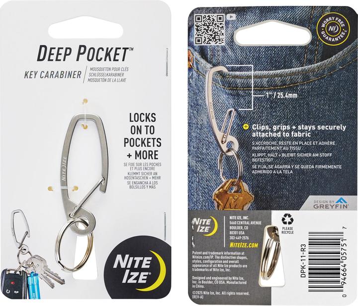 Actual product image Nite Ize Deep Pocket Key Carabiner