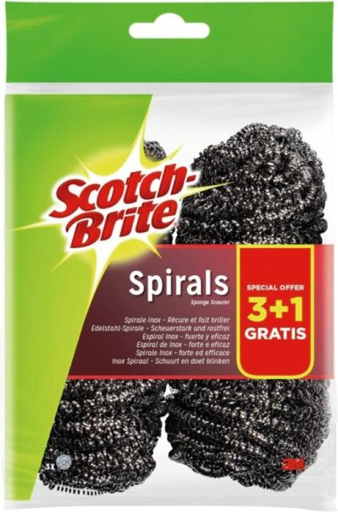 Image du produit Scotch-Brite Spirale en acier inoxydable (4 pcs)