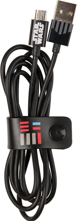 Produktbild Tribe Line - Microusb Cables - 1,2 M (4ft.) - Darth Vader (1.20 m, USB 2.0)