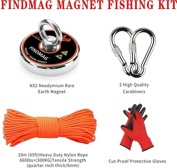 Immagine prodotto Findmag Kit da pesca Premium (1 x)
