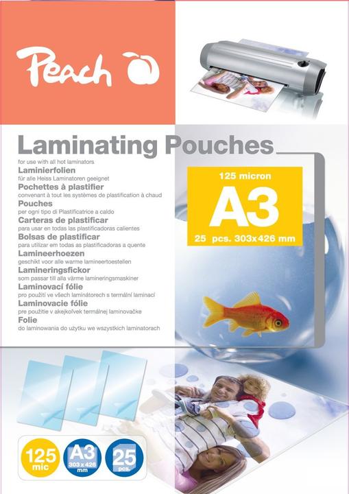 Produktbild Peach Ppr525-01 (A3, 25 Stück, 125 µm)