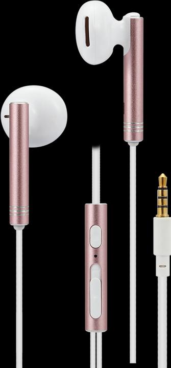 Immagine prodotto 2GO Cuffie stereo in-ear "Deluxe" - oro rosa (Cablato)