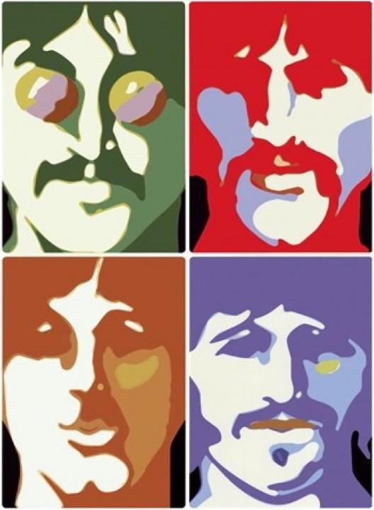 Image du produit The Beatles Carte postale du sous-marin jaune