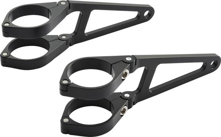 Produktbild Daytona Scheinwerferhalter Alu CNC schwarz Langversion 41 mm