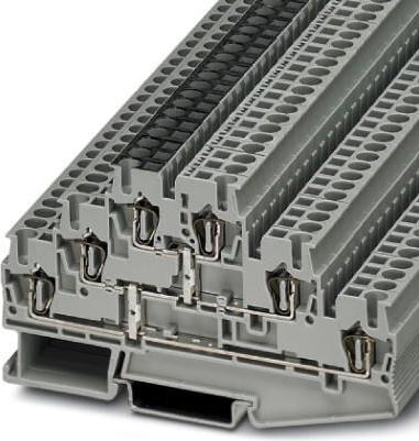 Phoenix Contact Borne à étages ST 2,5-3PV Gris 50 pcs.