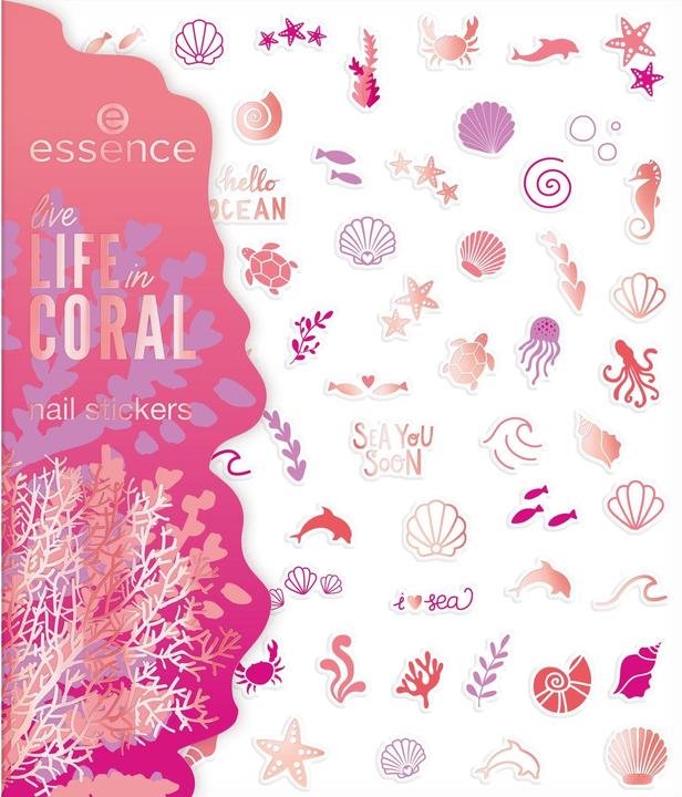 Image du produit essence Stickers pour ongles live LIFE in CORAL nail stickers