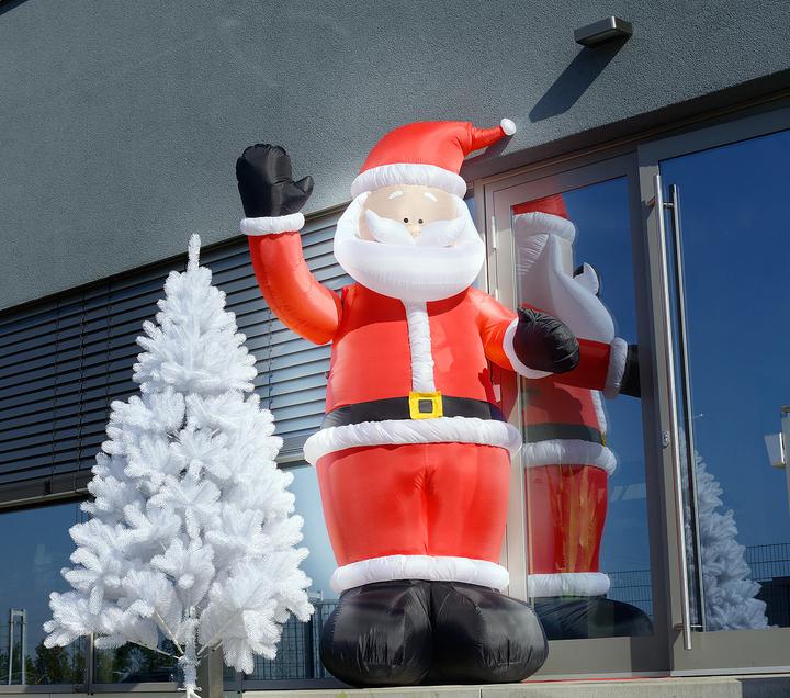 Image du produit Infactory Père Noël lumineux qui salue, gonflable