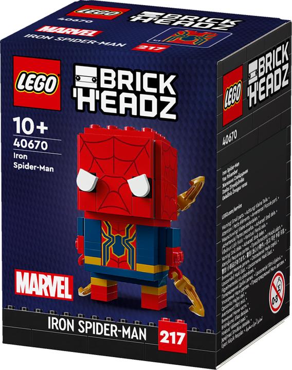 Actual product image LEGO BrickHeadz Iron Spider-Man (40670, LEGO Brickheadz)
