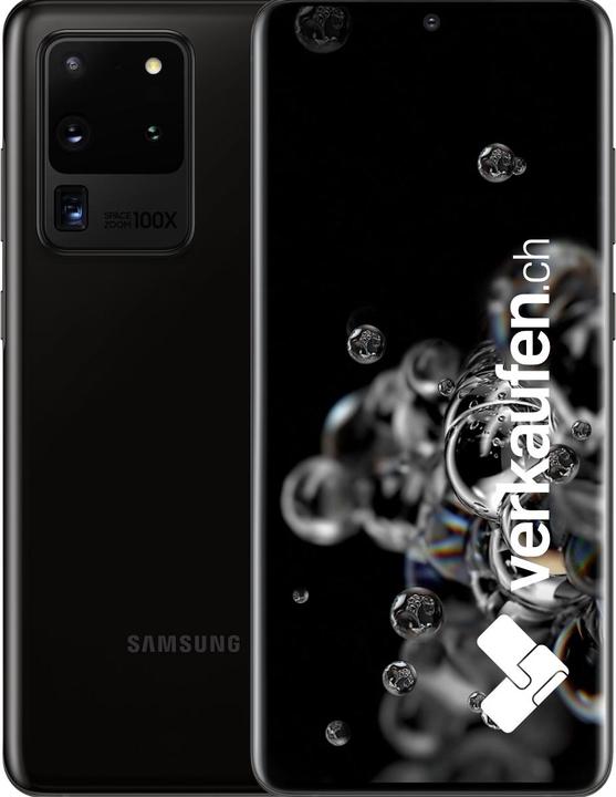 Produktbild verkaufen.ch Galaxy S20 Ultra 5G (128 GB, Cosmic Black, 6.90", 108 Mpx, Hybrid Dual SIM, B / Sehr gut)