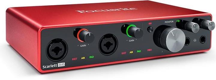 Actual product image Focusrite Scarlett 8i6 3rd gene (USB)