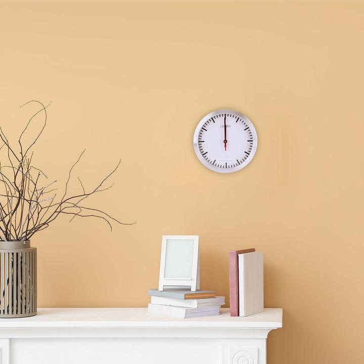 Actual product image Casativo Radio-controlled wall clock with quartz movement & aluminium housing, Ø 25cm (25 cm)