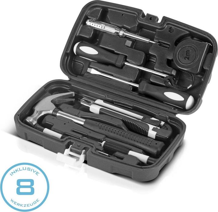 Produktbild Stahlwerk Heimwerker Set HTS-9 ST Werkzeugkoffer mit 8-teiligem Werkzeug Set (8 Teile)