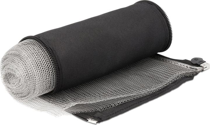 Delock EMV Abschirmgeflechtschlauch mit Reissverschluss hitzebeständig 1 m x 50 mm schwarz (Kabelschlauch, 100 cm)