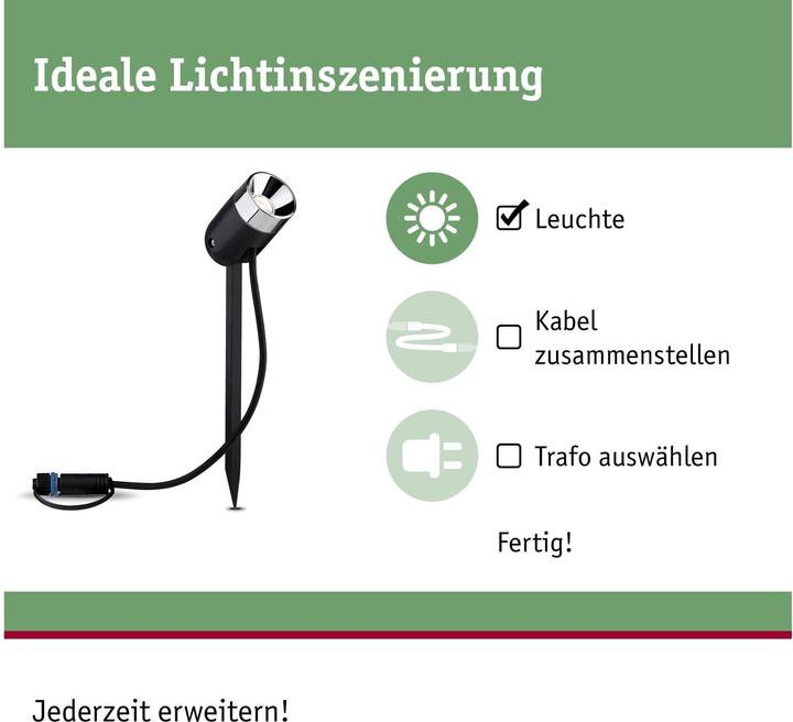 Immagine prodotto Paulmann Plug & Shine Pike (370 lm, IP65)