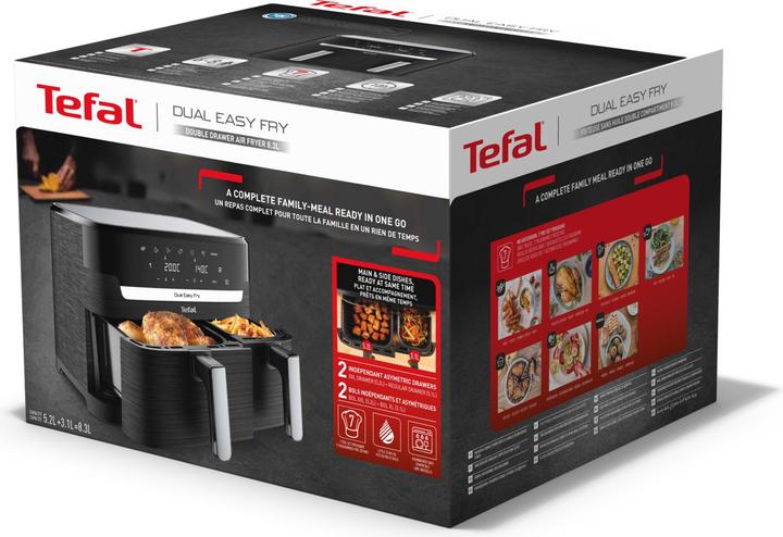 Produktbild Tefal EY9018 Dual Easy Fry Doppelkammer Heissluftfritteuse