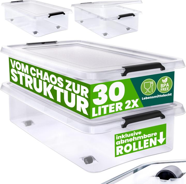 Image du produit Deuba Aufbewahrungsbox (60 x 40 x 17 cm, 24 l)