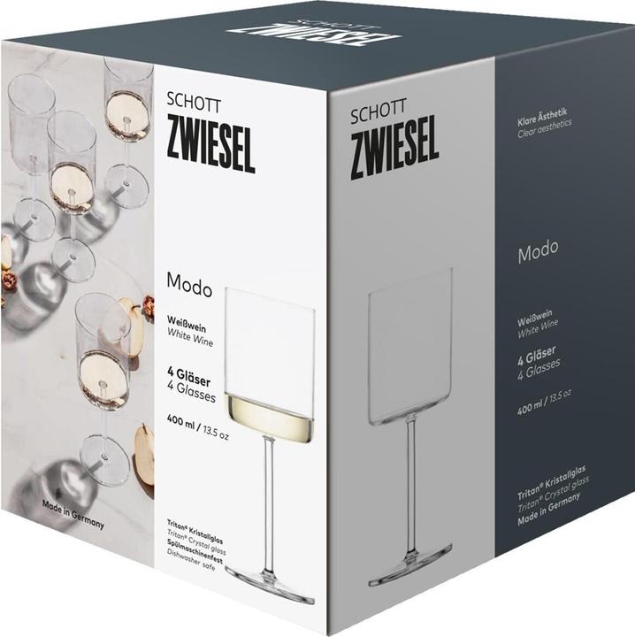 Actual product image Schott Zwiesel White wine glass Modo 130 4 pieces (40 cl, 4 Glasses, White wine glasses)