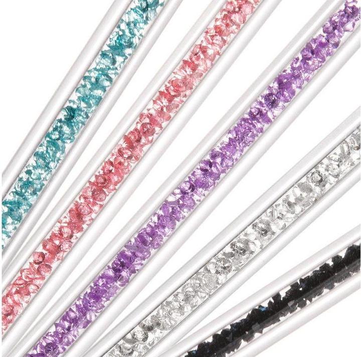 Immagine prodotto Vanessa Beauty Penne per puntini (Utensile per unghie, Porpora, Bianco, Nero, Blu, Rosa)