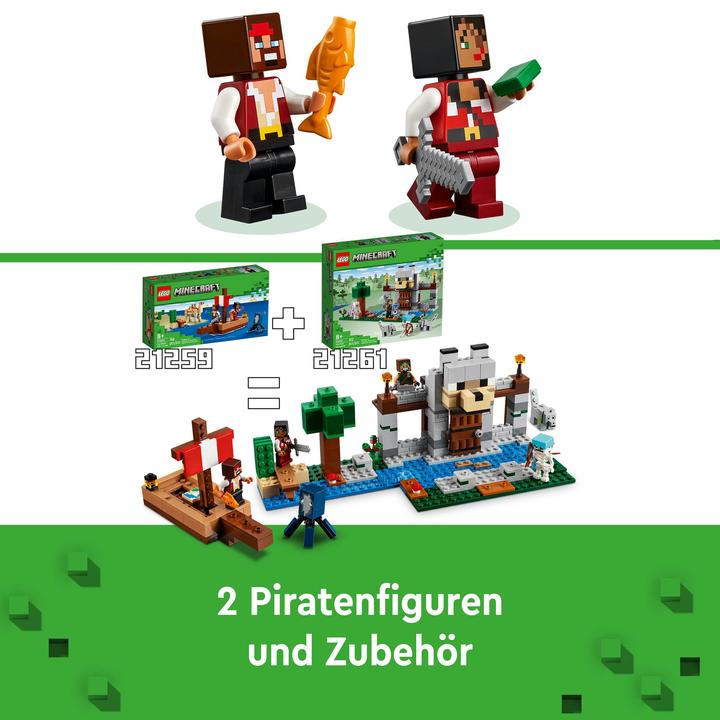 Produktbild LEGO Die Piratenschiffreise (21259, LEGO Minecraft)