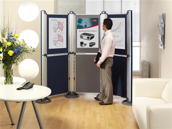 Produktbild Nobo Multifunktionswand Modular Paneele Filz (60 x 85 cm)