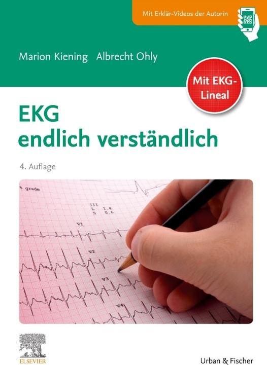 Actual product image EKG endlich verständlich (German, Albrecht Ohly, Marion Kiening, 2022)