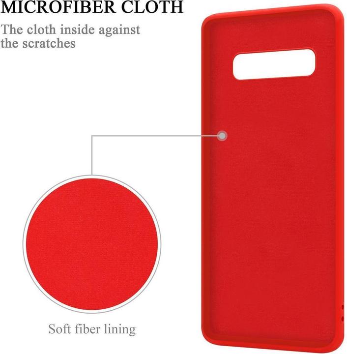 Actual product image Cadorabo TPU Liquid Ring Silicone Case Cover (Samsung Galaxy S10+)