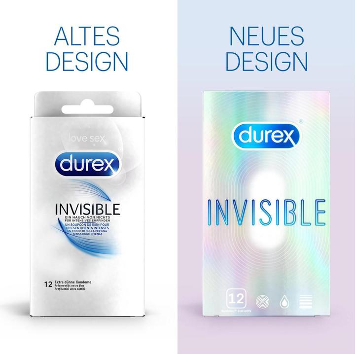 Produktbild Durex Invisible Extra Sensitive (12 Stk.)