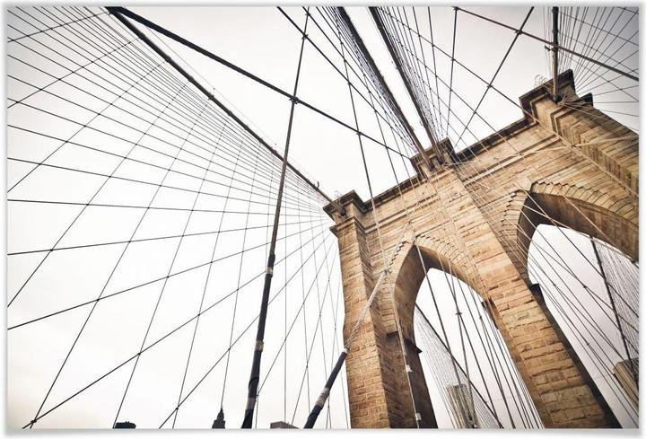 Image du produit Trenddeko Perspective du pont de Brooklyn 02 (100 x 70 cm)