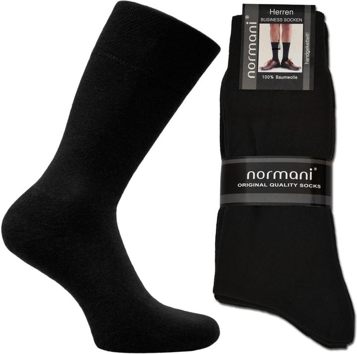 Actual product image Normani 10 pairs of men's socks black (pack of 10, 43 - 46)
