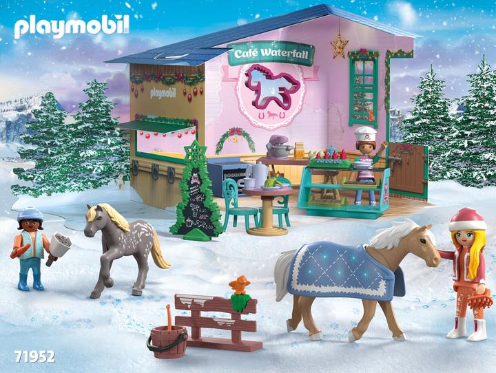 Actual product image Playmobil 71952 Adventskalender: Weihnachtsbacken im Reitercafé