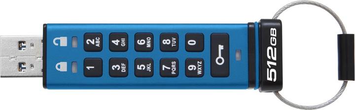 Image du produit Kingston Clé IronKey Keypad 200 512GB sécurisée (512 Go, USB-A)