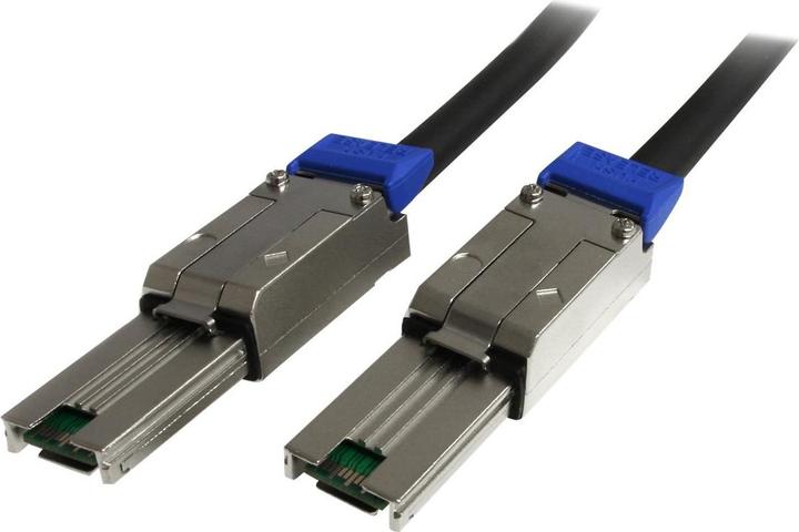 StarTech SAS Kabel extern SFF-8088 to SFF-8088 Mini SAS Kabel (26pin) 2m Anschlusskabel - 2 x SFF-8088 (26...