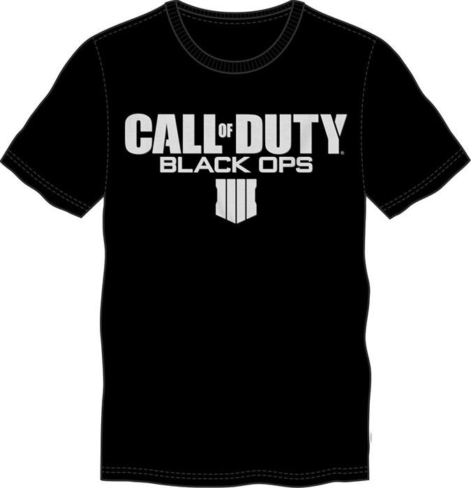 Bioworld T-Shirt Call of Duty Black Logo S Short Sleeve, Multicoloured, S (S)